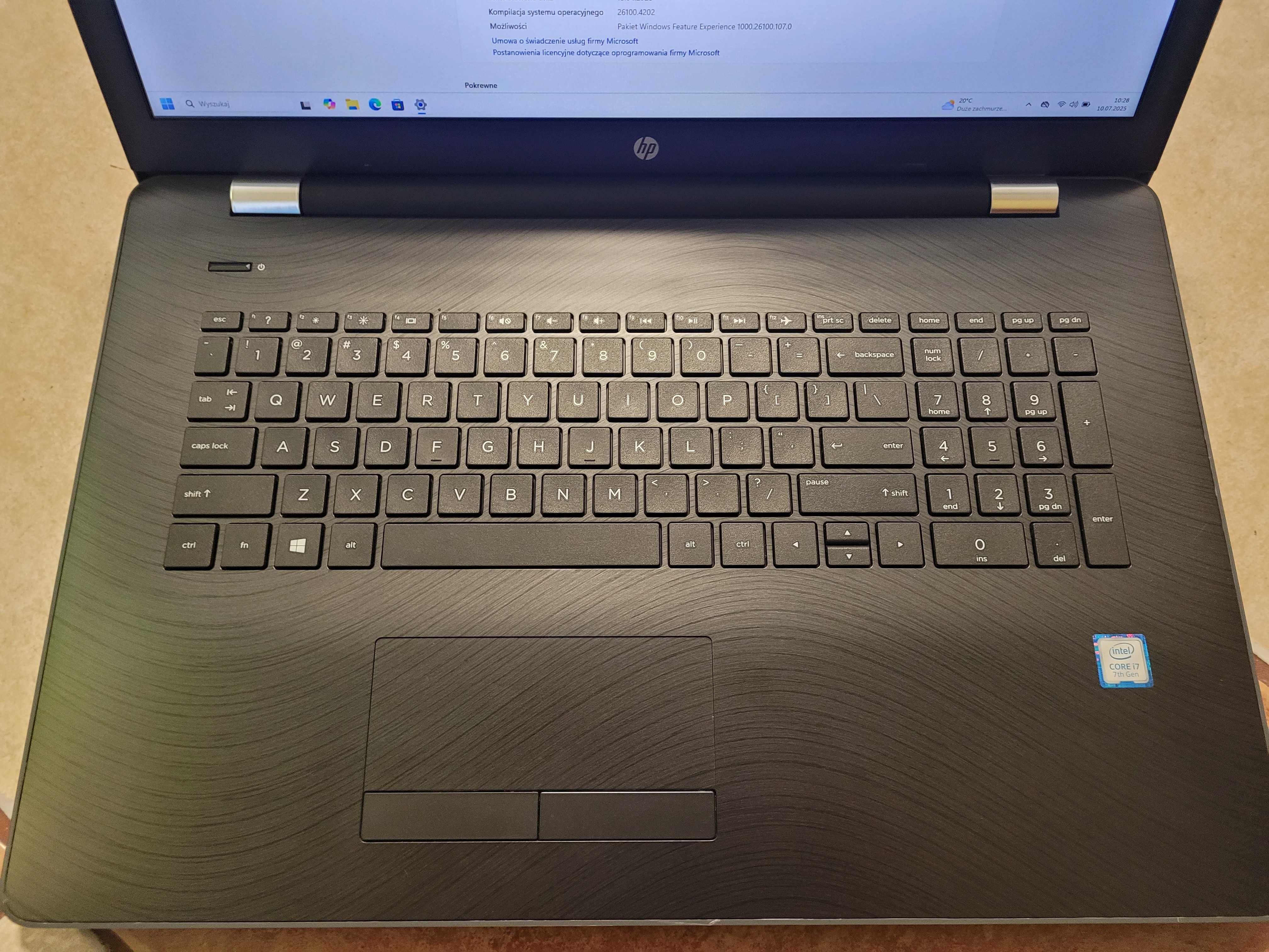 Laptop Hp Tpn-W129 17 cali, Windows 11, 16 gb Ram