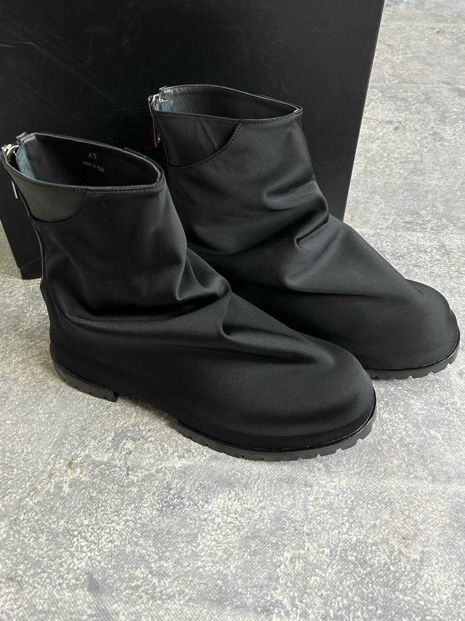 Черевики 424 Marathon Boots Black чорні черные сапожки opium 43 40 42