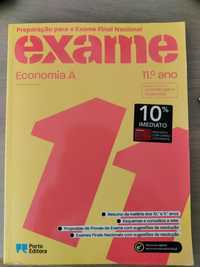 Livro  preparação para exame nacional de economia 11°ano