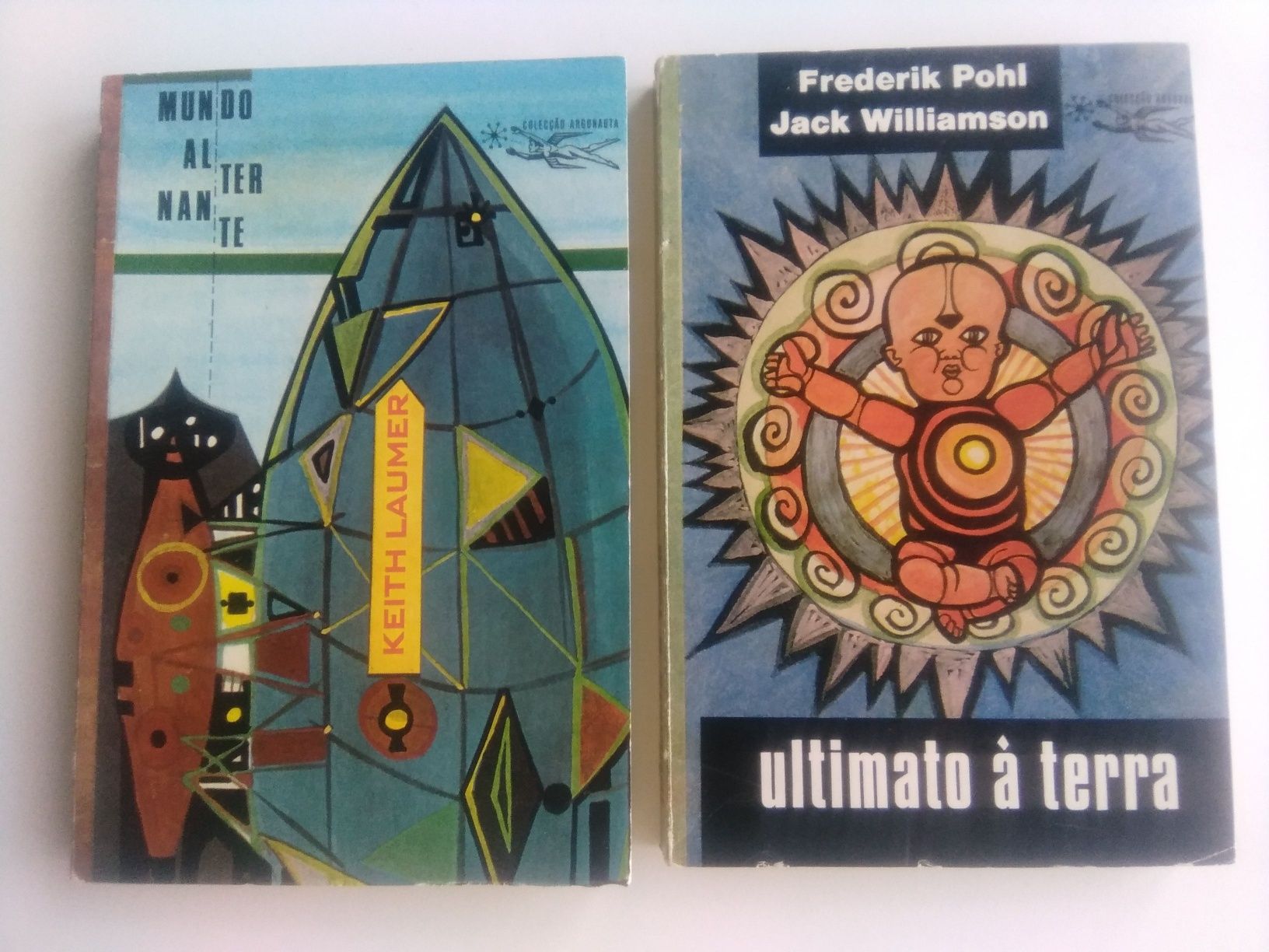 Livros ficção científica. Heinlein, Anderson, Silverberg, Laumer