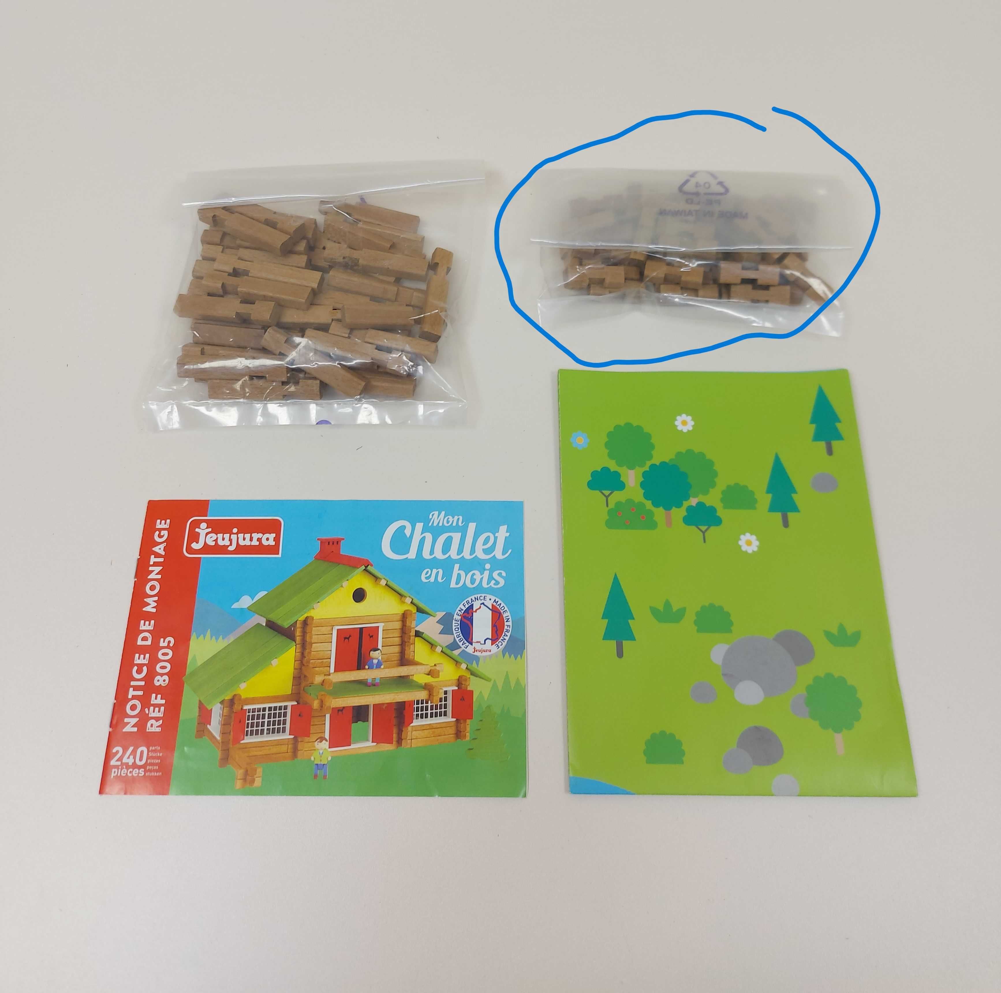 Drewniany domek Duża góralska chata JEUJURA F (niekompletny)