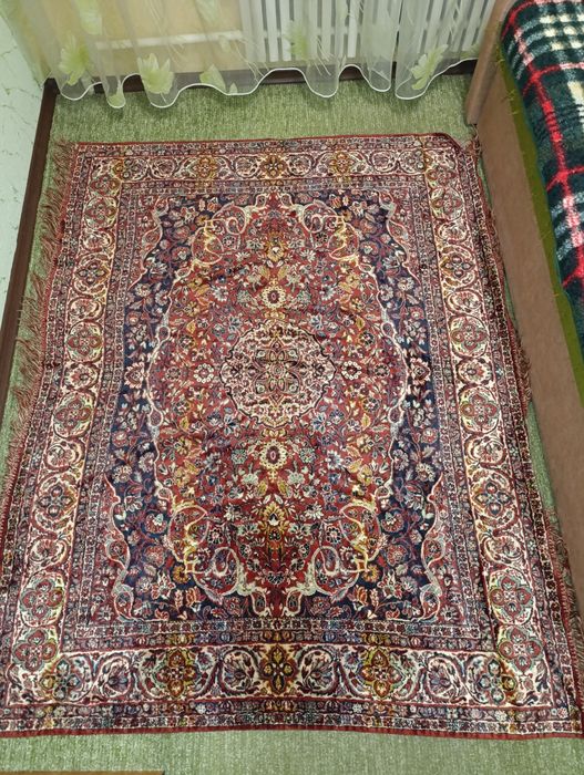 М'який килим, покривало гдр з бахромой 180*140 см