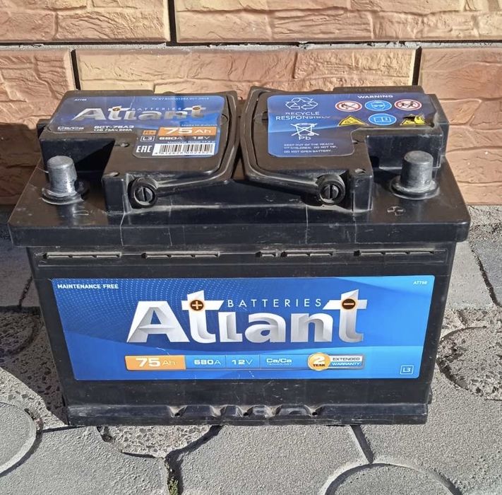 Акумулятор 75 Ah 680A