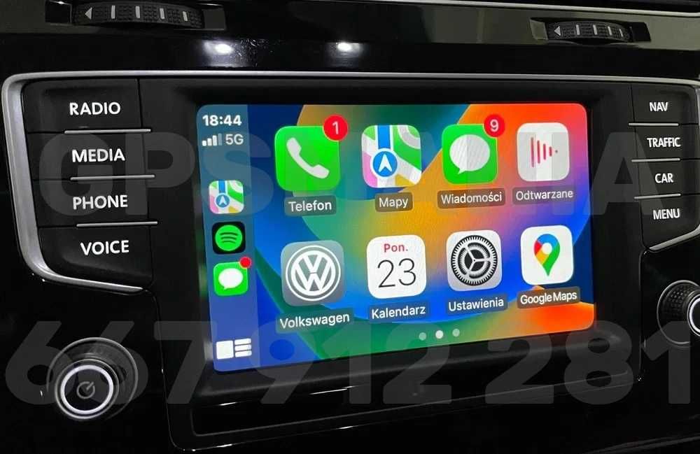 Apple CarPlay Android Auto AppConnect Volkswagen MST2 MIB2 Discovery
