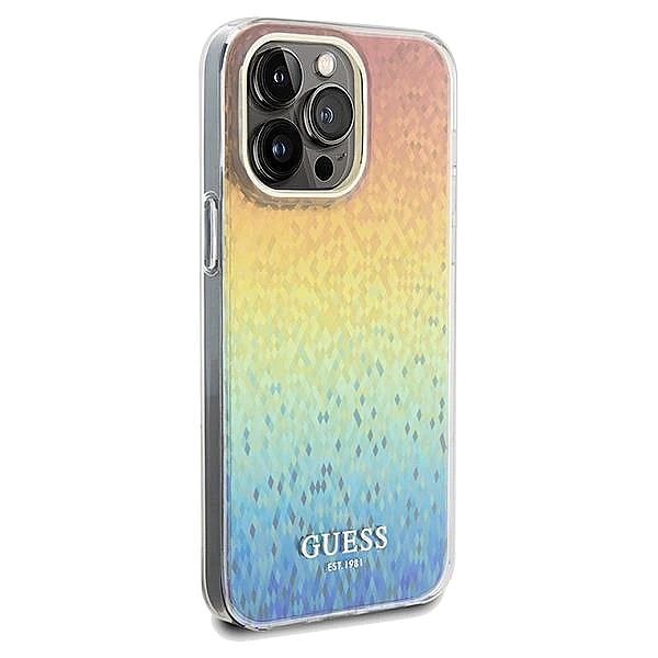 Etui Guess IML Faceted Mirror Disco Iridescent na iPhone 13 Pro Max -