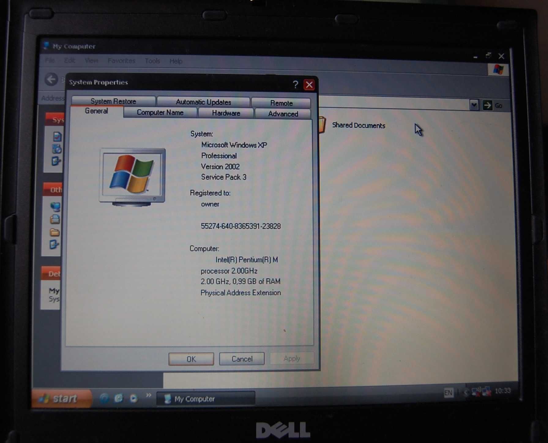 Ноутбук Dell LATITUDE D410 Windows ХР