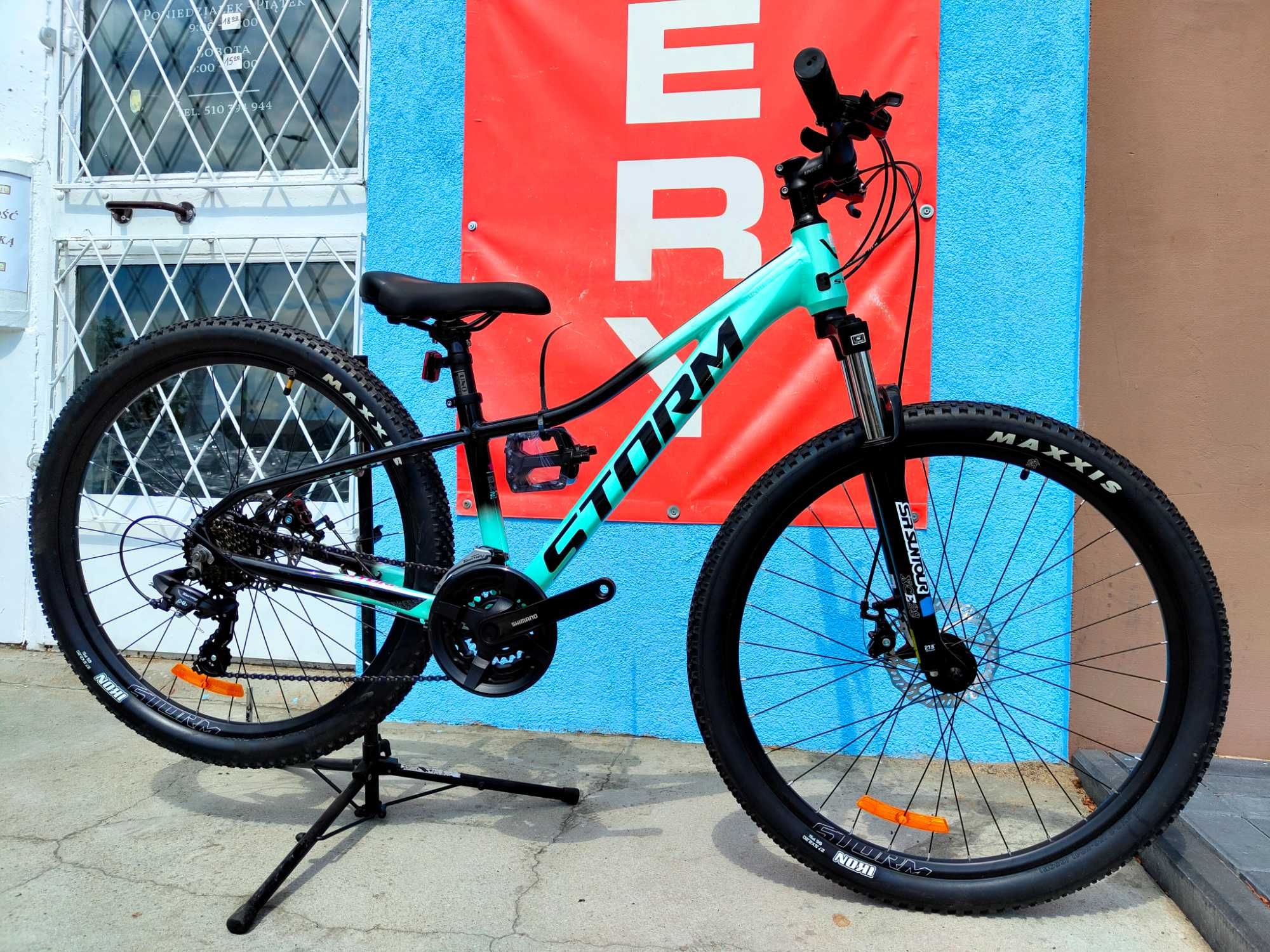 NOWY STORM SHARK 1.0 LADY 2025r R. 13" *Koła 27,5* Hydraulika Shimano!