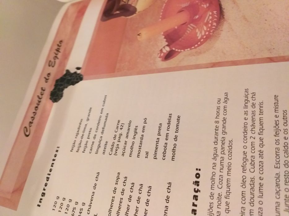 Livro de receitas internacionais