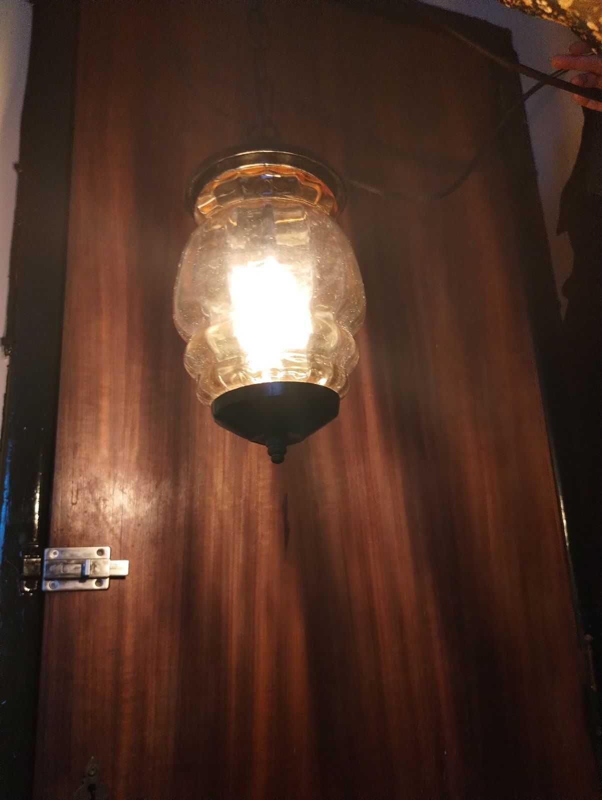 lâmpada de teto vintage
