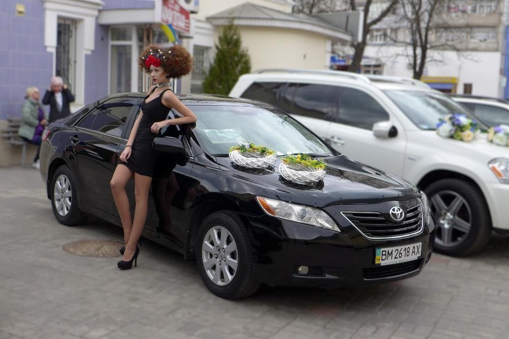 Свадебный кортеж, авто на свадьбу, обслуживание свадеб Toyota Camry