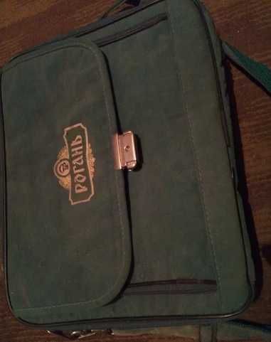 ретро винтажный кожанный чемодан дипломат кейс советские ссср рогань