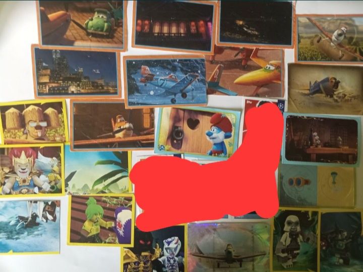 Наліпки  panini лего ніндзяґо, літачки