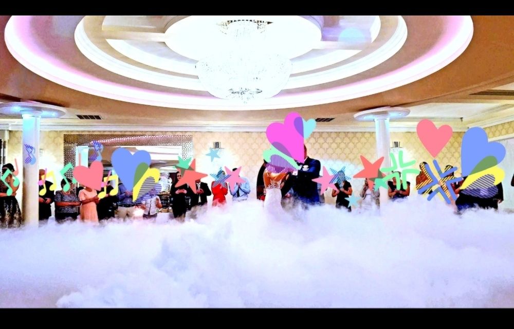 Pierwszy Taniec w Chmurach Ciężki dym Wesele Led