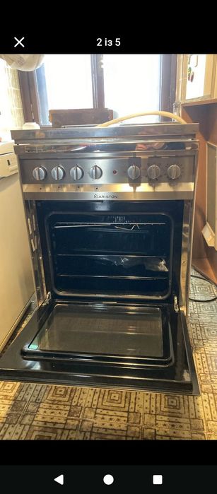 Продам газову пічку з елекричною духовкою -гріль.