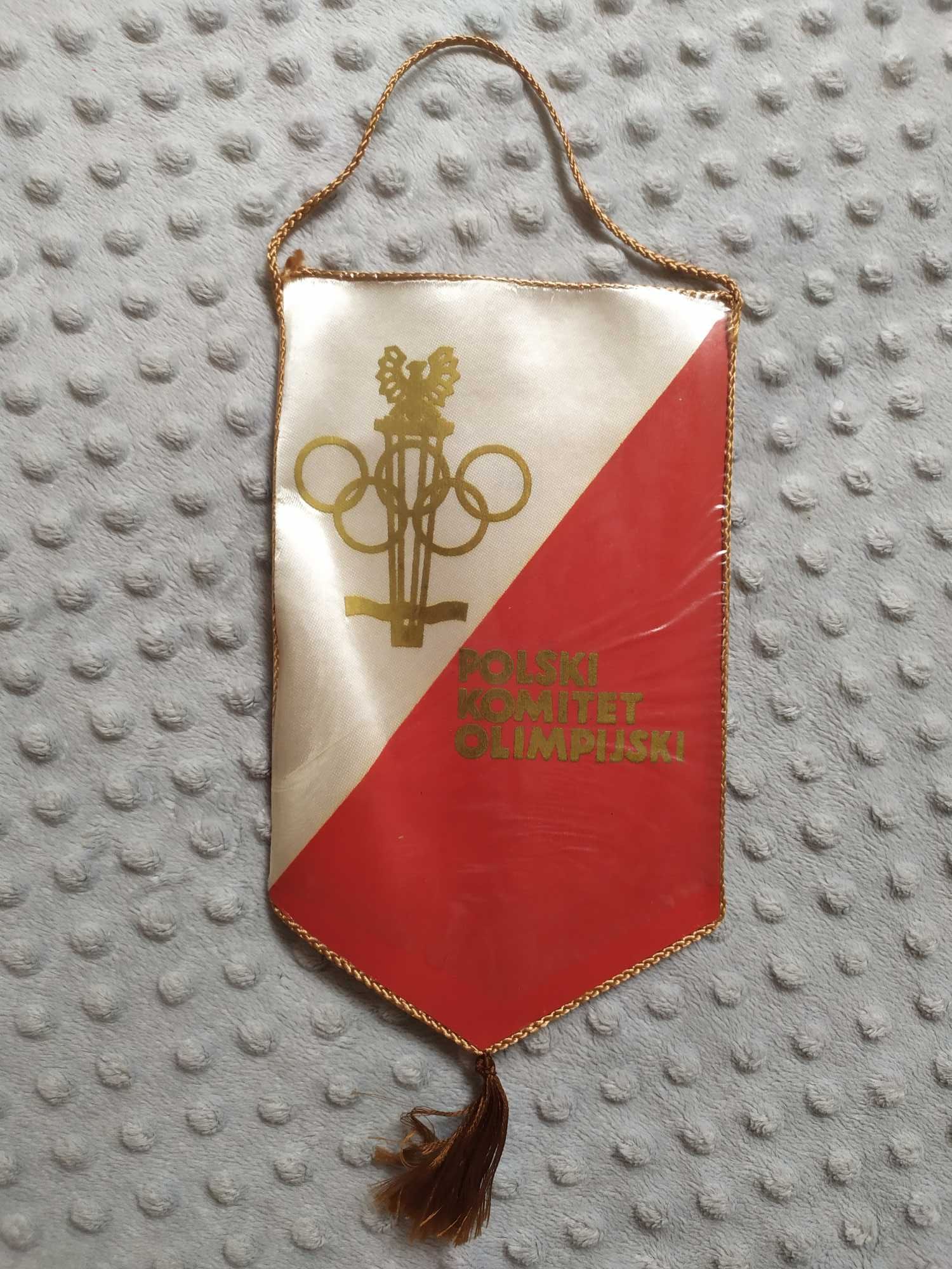 Proporczyk sportowy olimpiada Montreal 1976 polski komitet olimpijski