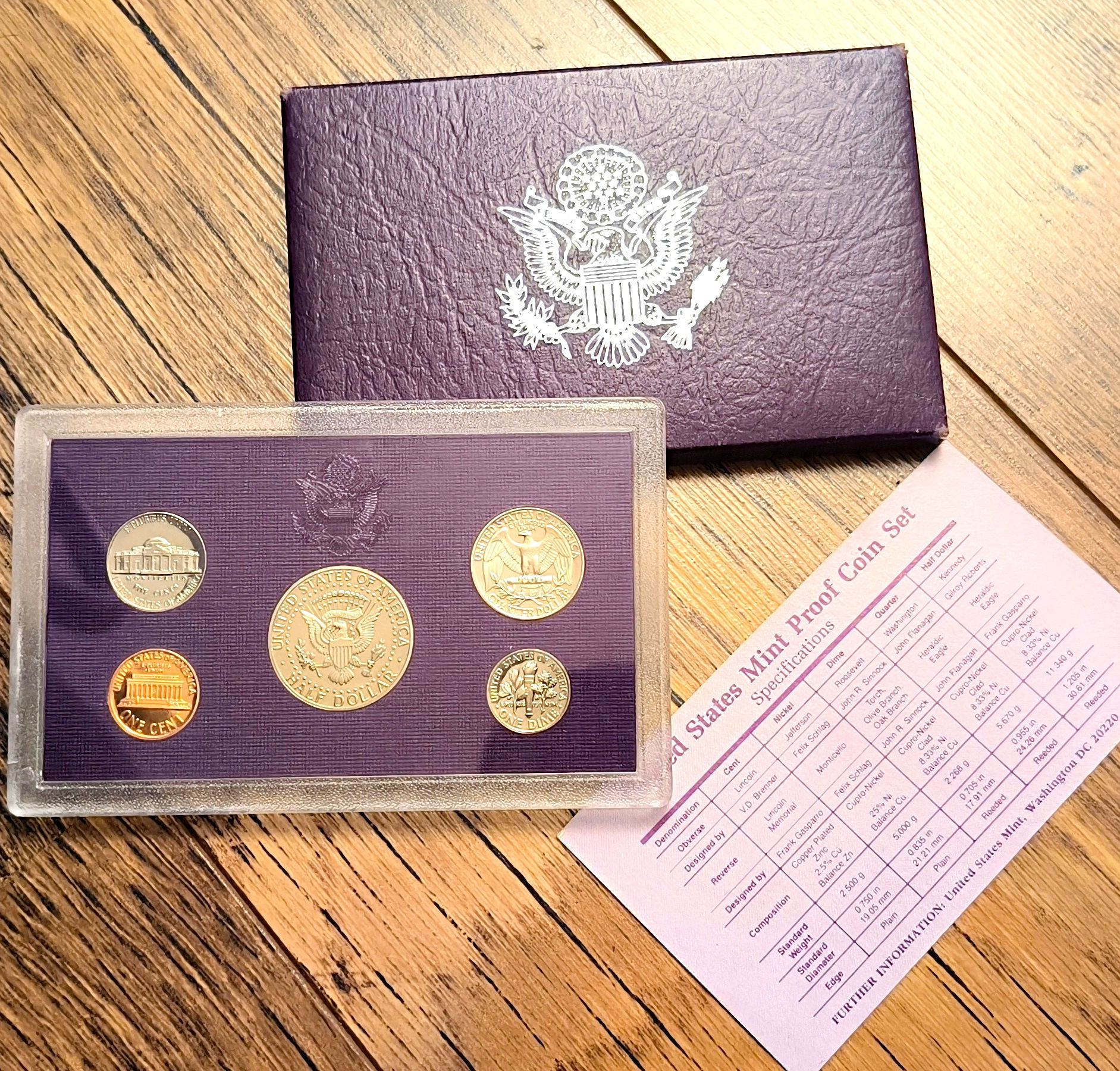 Набір монет США 1990 року, годовой набор монет