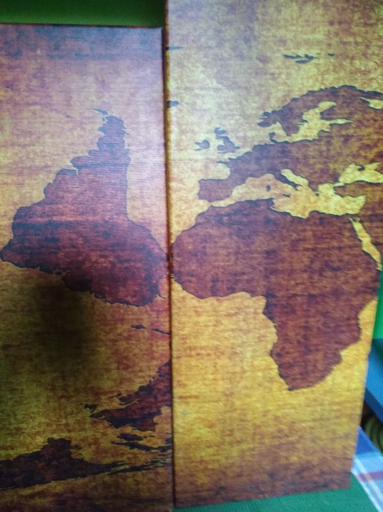 Mapa Afryki na ścianę.