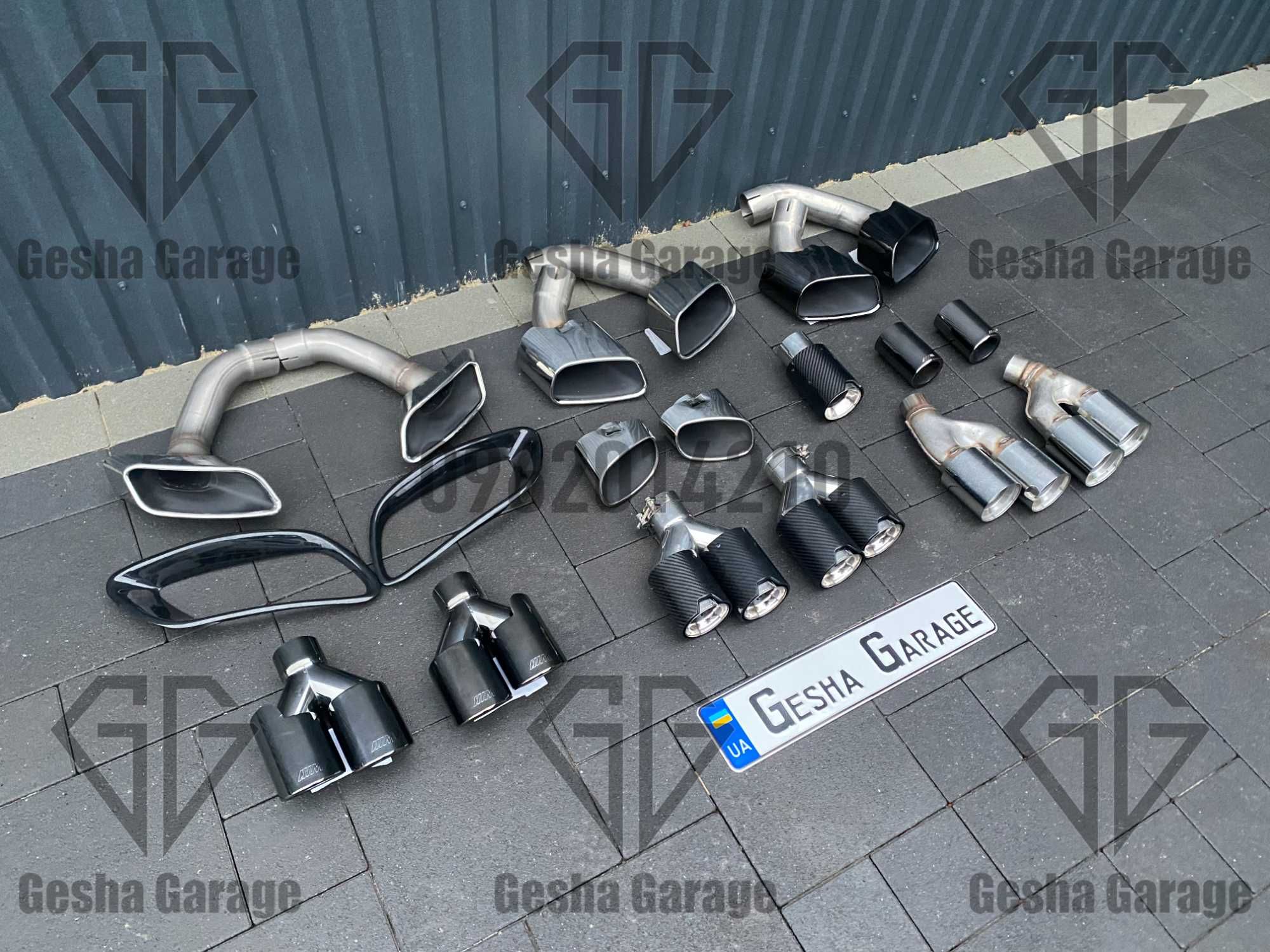 Насадки на глушитель BMW БМВ E70 E71 F10 F11 F15 G30 G31 в наличии