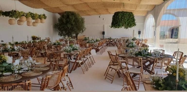 Cortinas transparentes para evento