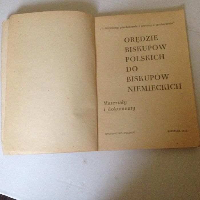 Orędzie Biskupów polskich do Biskupów niemieckich. Wydanie z 1966r.