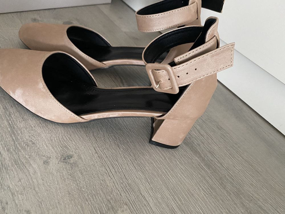 Ślubne buty 5 cm