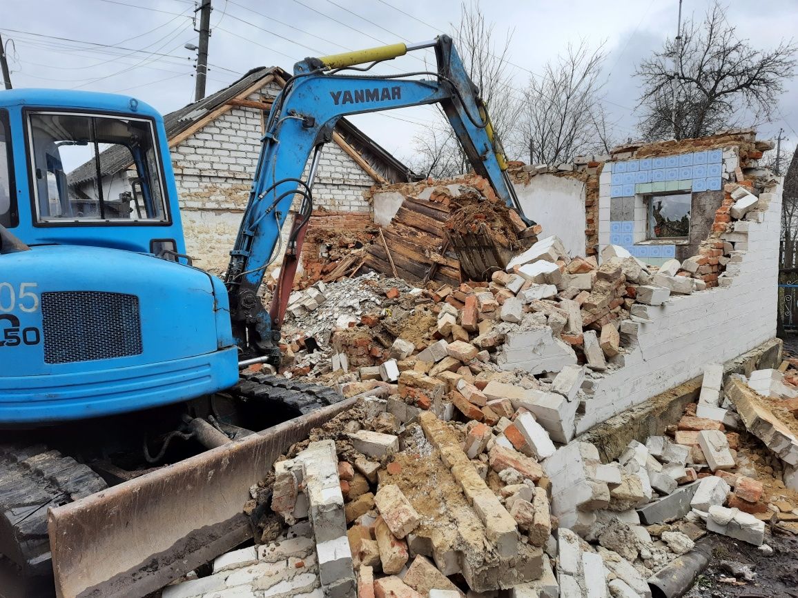 Послуги мініекскаватора 5 тон.