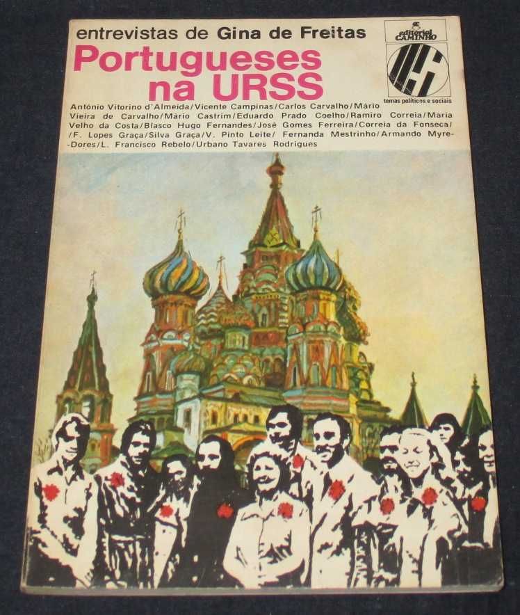 Livro Portugueses na URSS entrevistas de Gina de Freitas