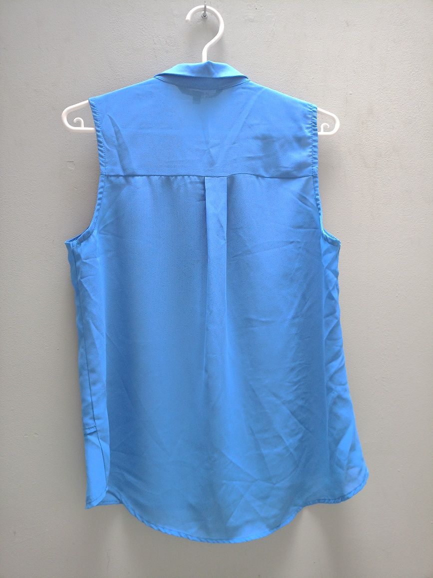 Reserved śliczna niebieska koszulowa elegancka bluzka roz M