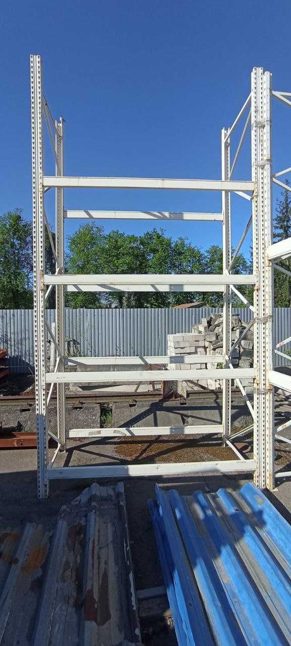 Стелажі металеві стелаж палетний складський стеллажи металлические б у