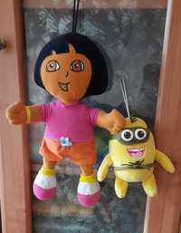 Мягкая игрушка Даша Dora и веселый Миньйон