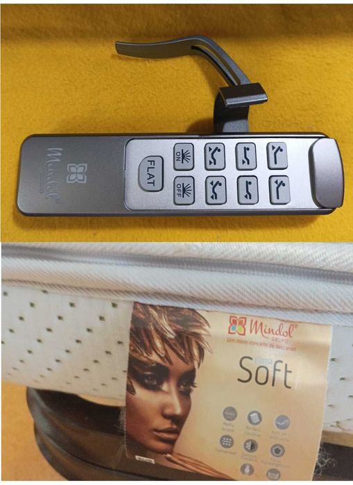 Cama/Estrado Articulado c/Colçhão (Oferta Cabeçeira)