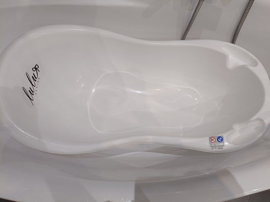 Wanienka wanna dziecka niemowlę Lulu Design biała 100 x 40