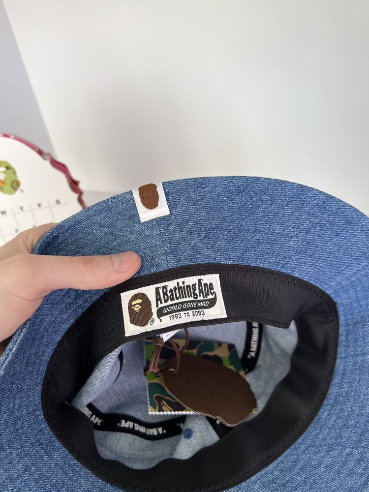 Панама Bape Goods Denim Bucket Hat оригінал