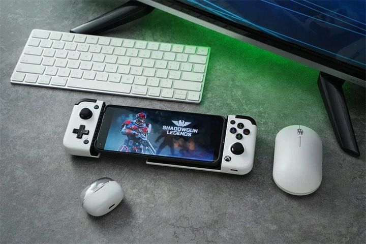 Kontroler Mobilny Gamesir X2 Pro Biały, Wejście Usb-c Z Uchwytem Na Te