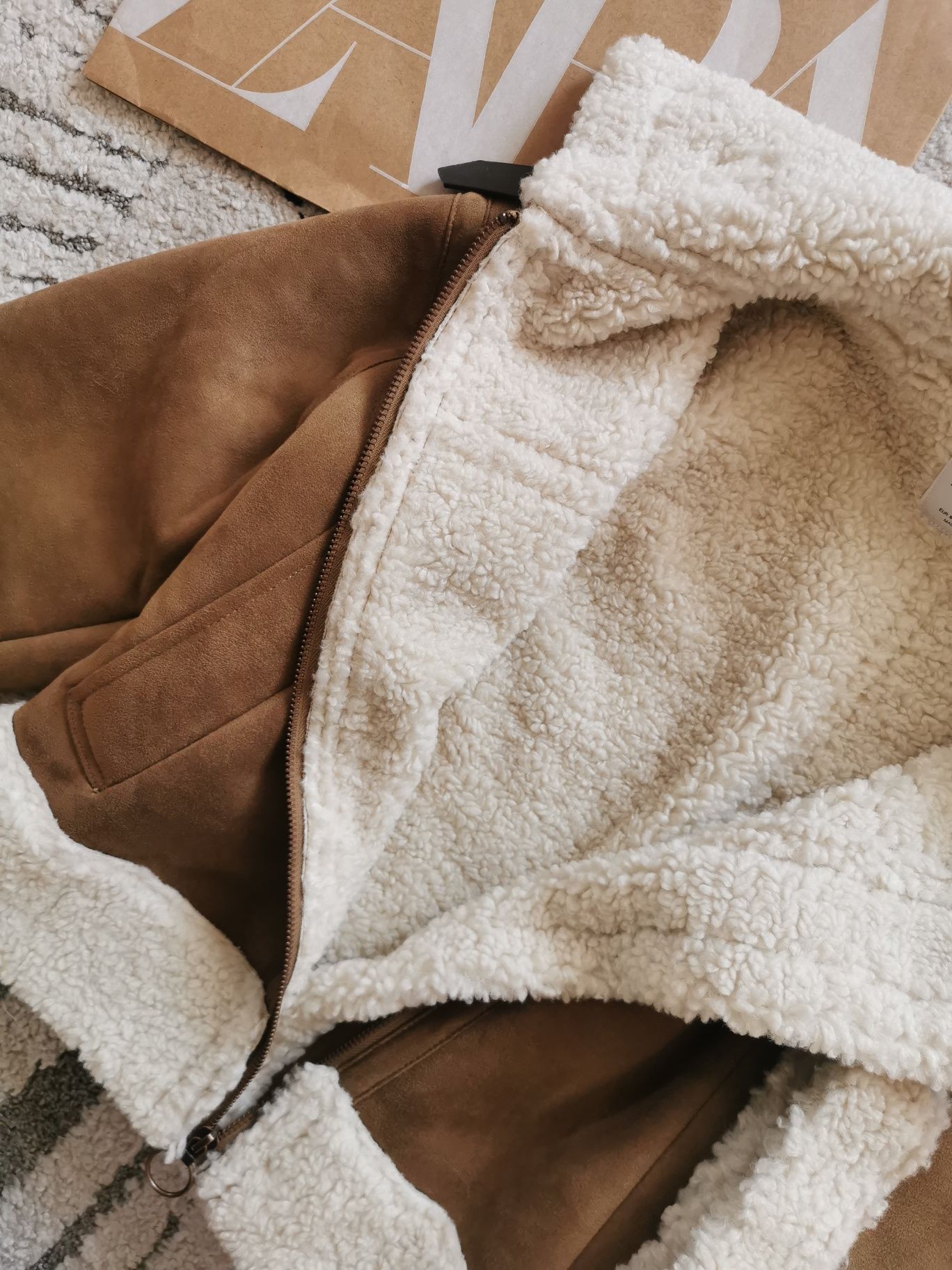 Nowa kurtka futerko viral Zara