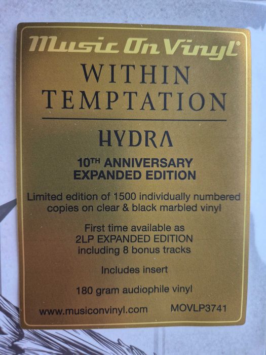 Within Temptation: Hydra (2014/2024) (2LP, Blue & White Marbled Vinyl)