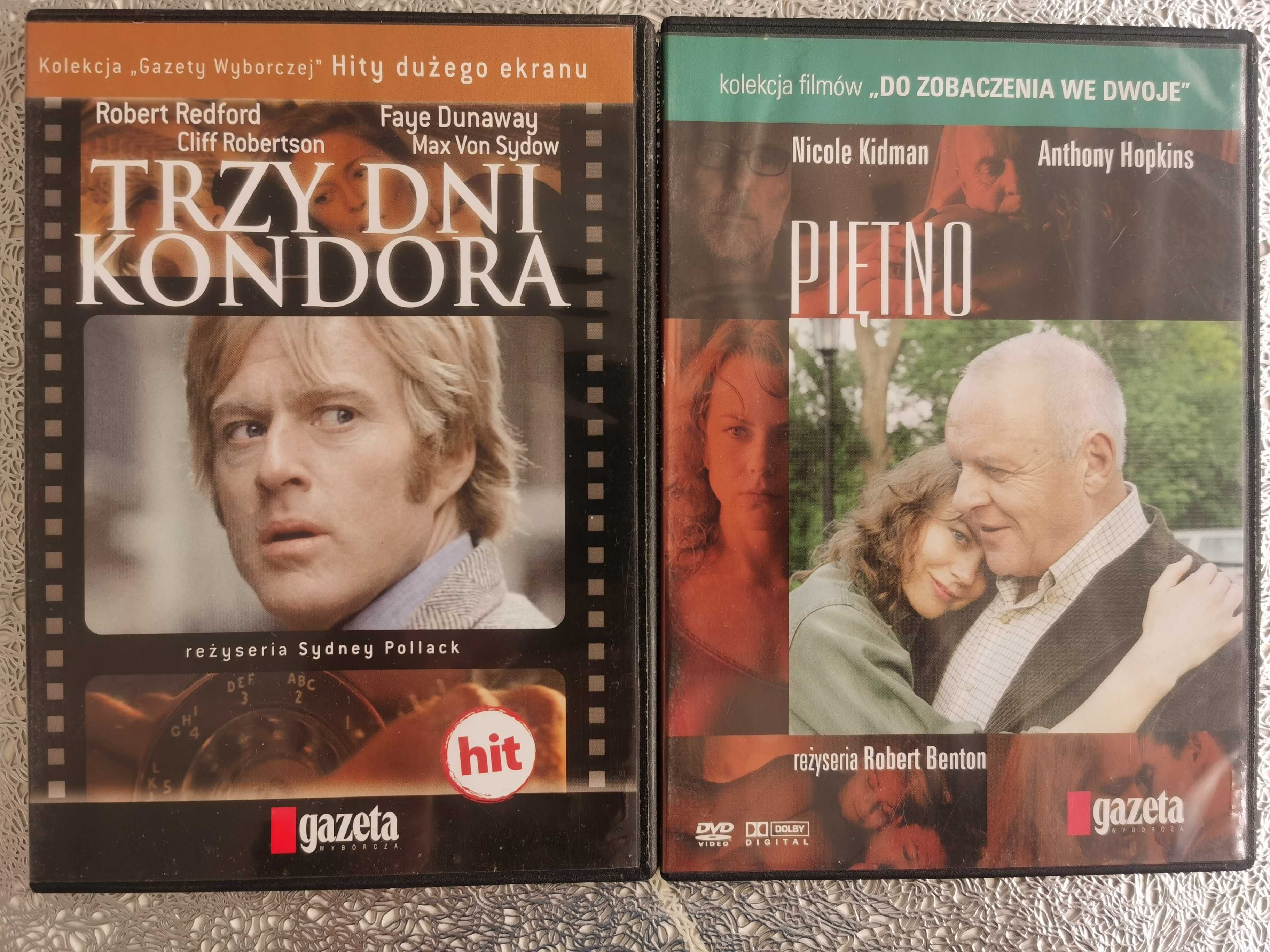 zestaw filmów na DVD: Resident evil, Piąty element, Negocjator...