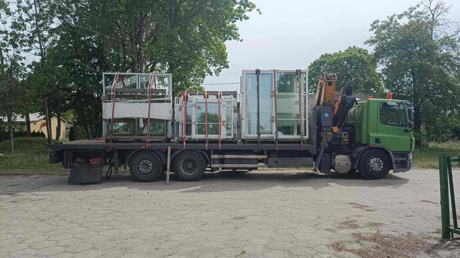 Usługi transportowe HDS o mocy 13 Ton  ładunki do 10m Dźwig