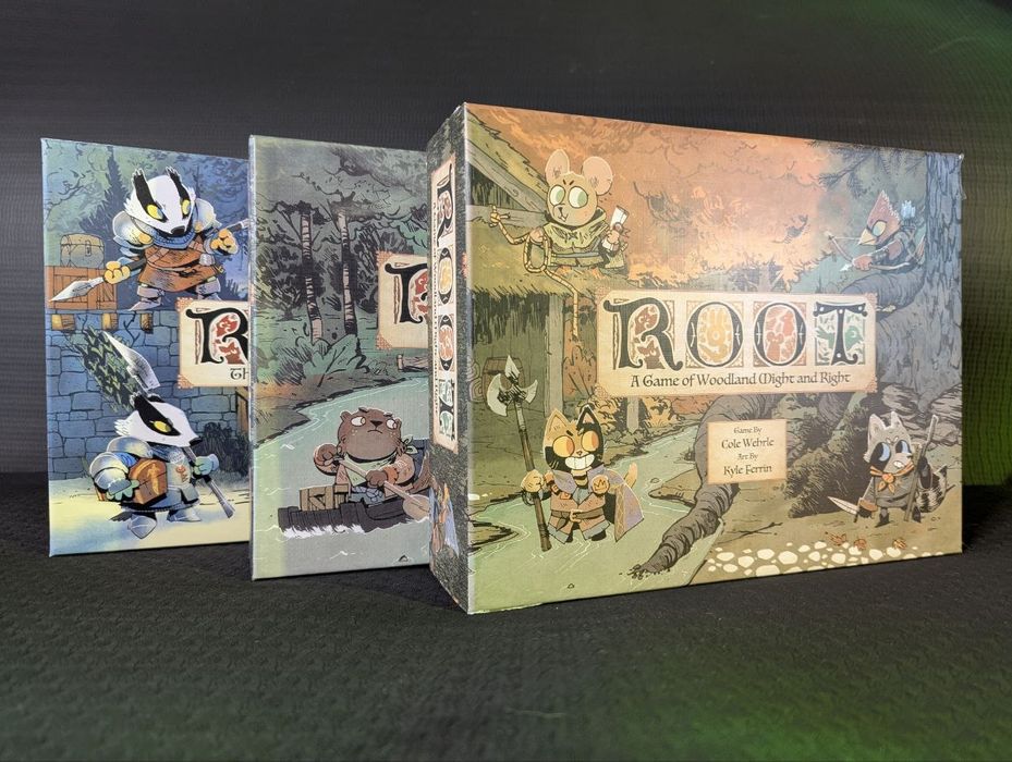 Настільна гра Root + доповнення Root: The Marauder та Root: The Riverf