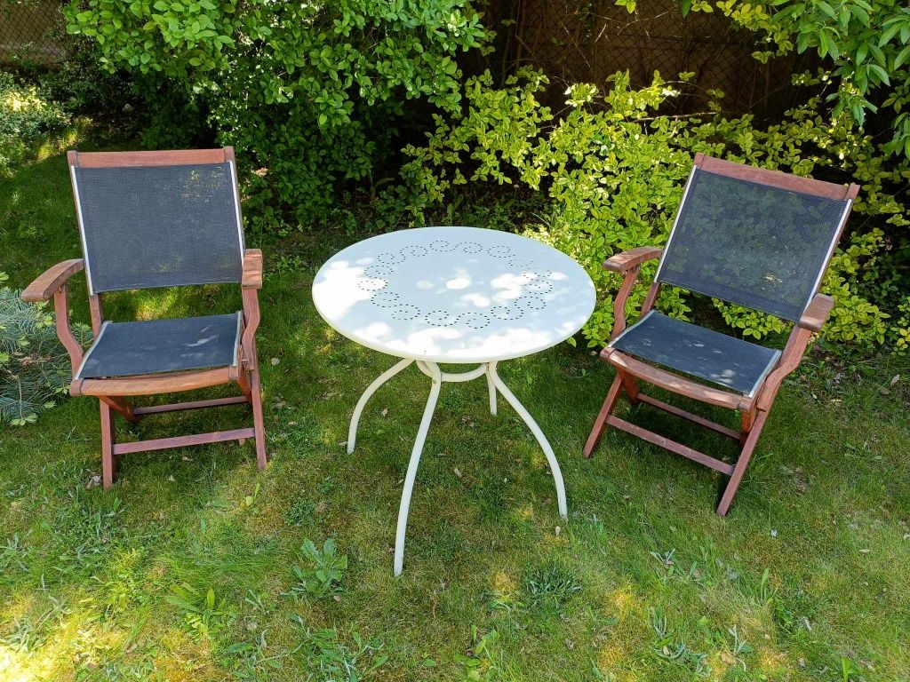 Stół i krzesła  na balkon i taras