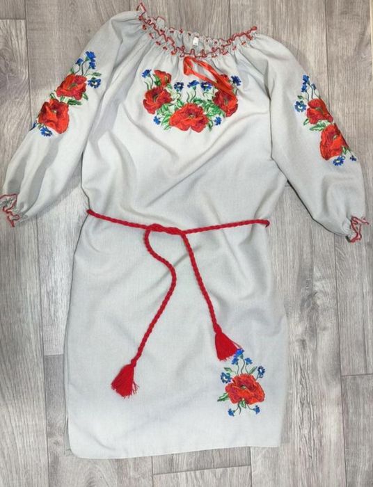 Платье вышиванкана размер 42-44