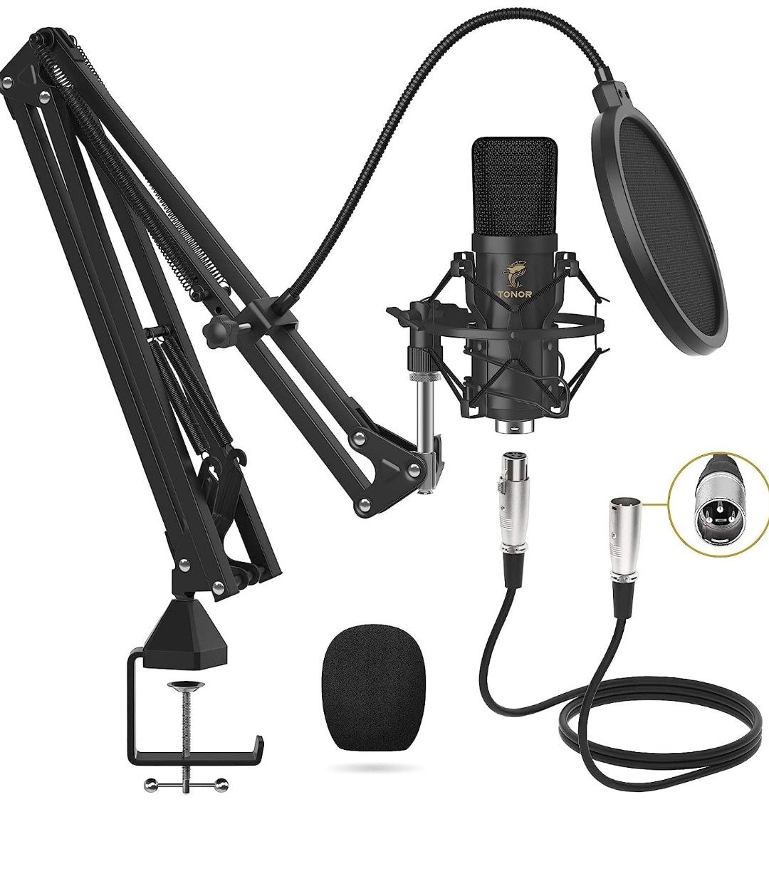 TONOR  TC20 XLR Mikrofon zestaw mikrofonowy kondensatorowy