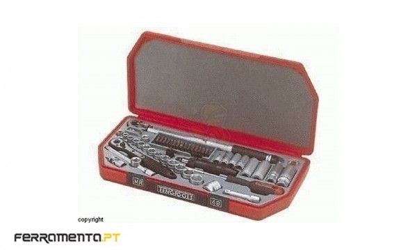 Jogo 49 Peças 3/8" Mecca Rosso Teng Tools MR3849