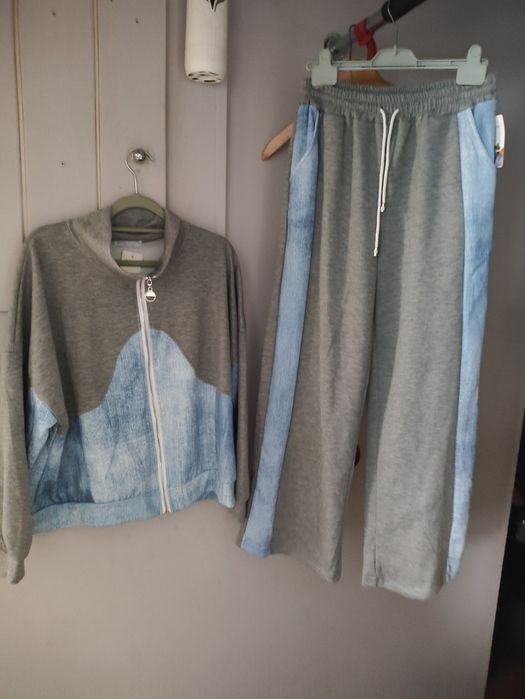 Piękny dres maselkowy 46 48 nowy