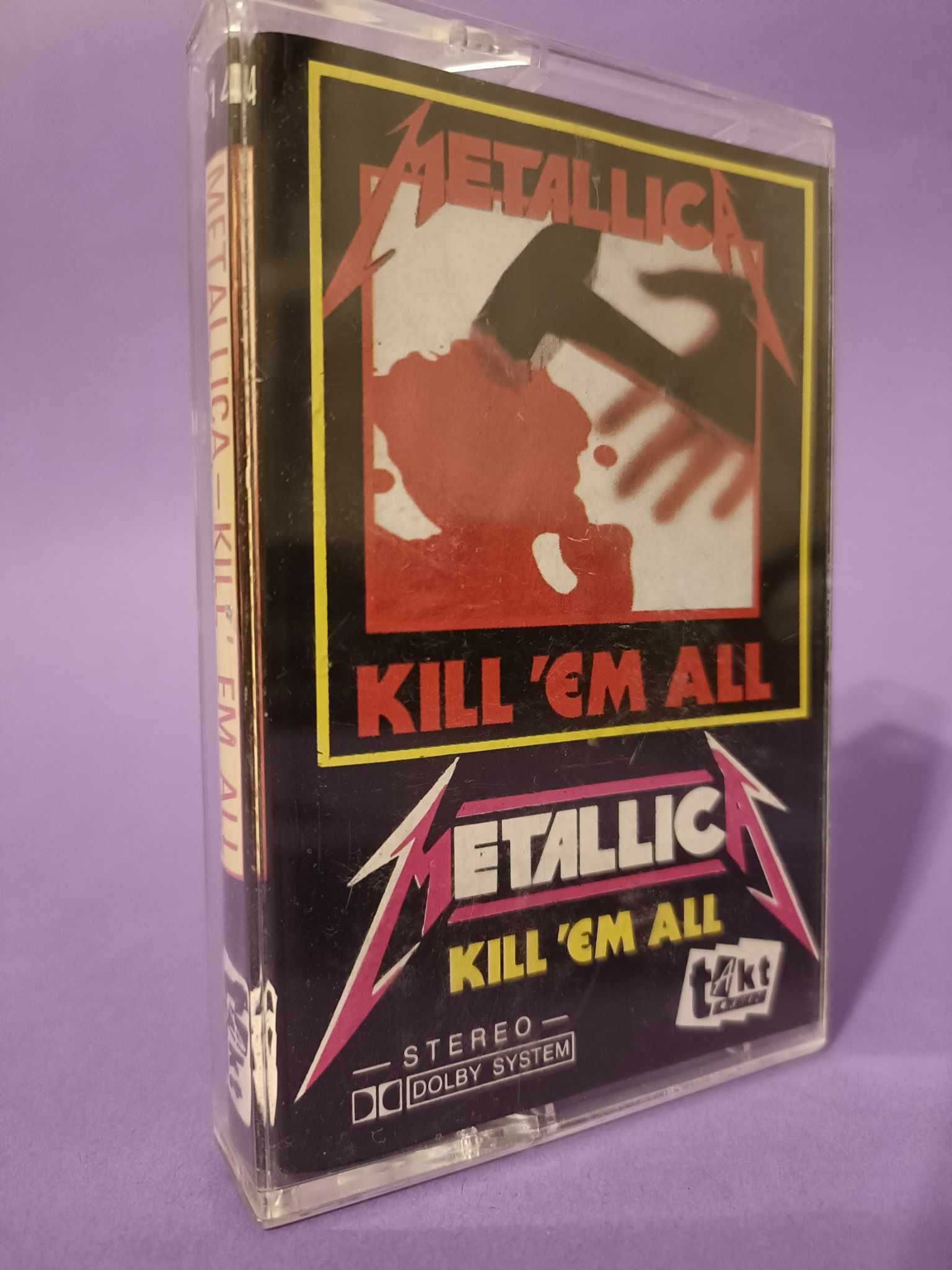 Metallica – Kill 'Em All 1991 KASETA MAGNETOFONOWA Takt Poland