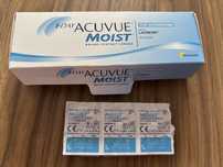 Soczewki jednodniowe Acuvue Moist dla astygmatyków -2,75, -0,75