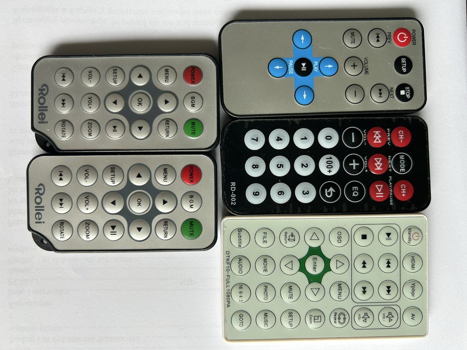 Pilot sterownik do taśm rgb led 5 szt.