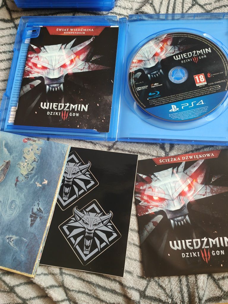 Wiedźmin 3 dziki gon dodatkowa zawartość PS4 PlayStation 4 5 Polska we