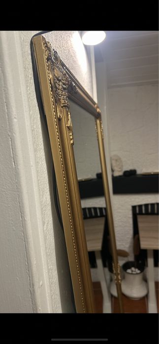 Espelho dourado Novo de grande dimensão