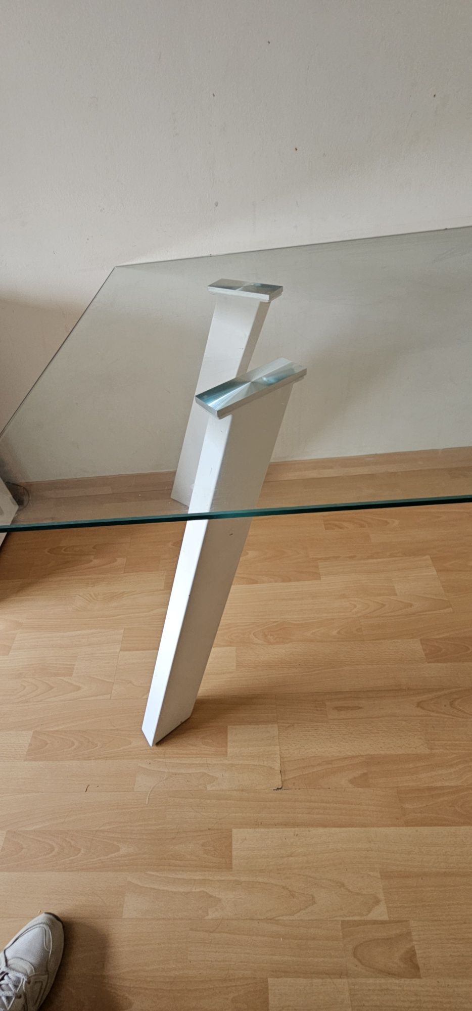Mesa de Vidro com pernas amoviveis